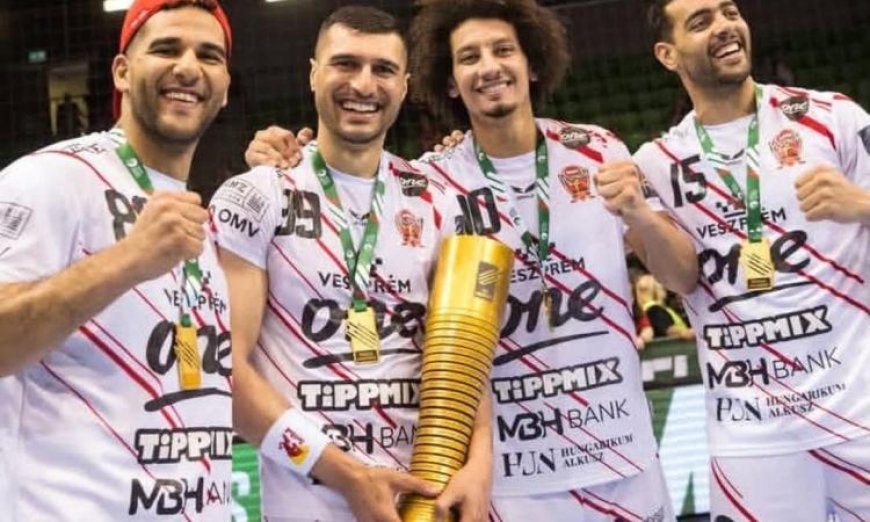 فريق فيزبريم المجري لكرة اليد يحقق ثنائية تاريخية بمشاركة أربعة نجوم مصريين