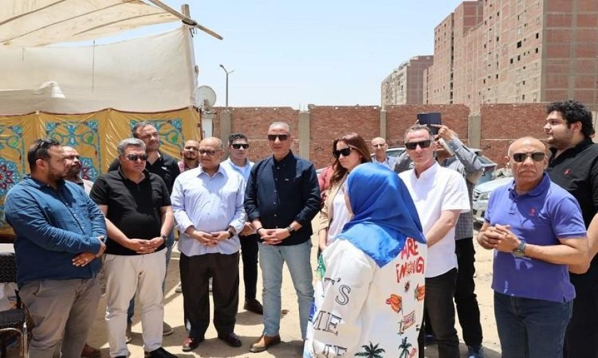 محافظ الجيزة يتفقد الاستعدادات النهائية لافتتاح مجمع مدارس كعابيش