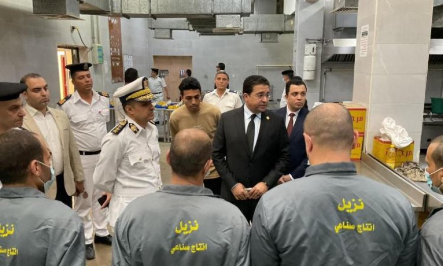 تفتيش مثير من النيابة العامة لمركز إصلاح وتأهيل جمصة بحضور صور توضح التفاصيل