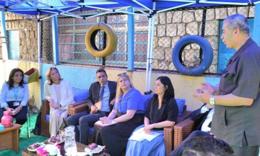 ممثلة أوروبا لحقوق الإنسان تستعرض جهود الأونروا في مساعدة لاجئي فلسطين في الأردن