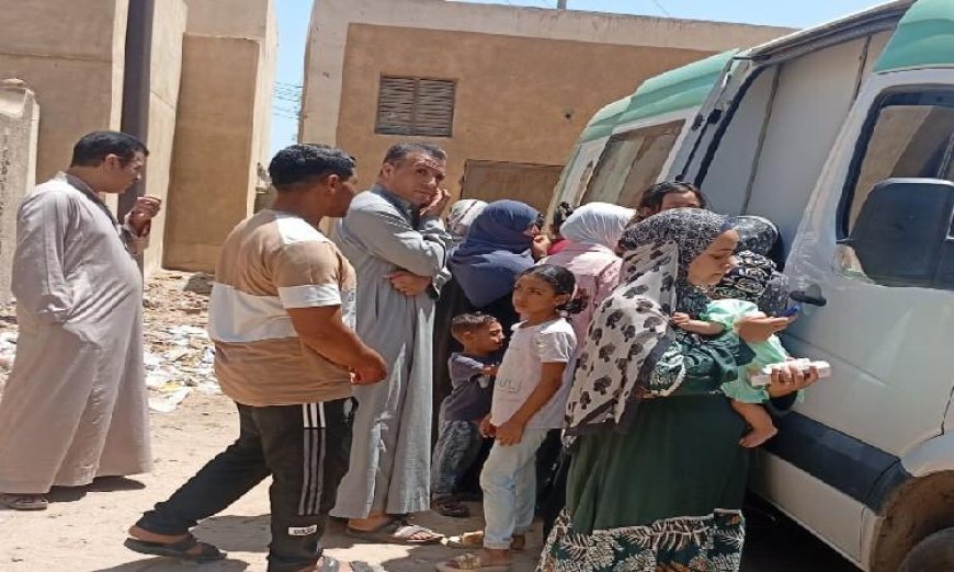 القافلة الطبية المجانية بالجيزة تستمر لليوم الثاني لتقديم الخدمات الصحية لأهالي منشأة القناطر