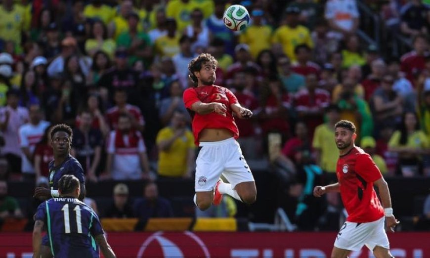 منتخب مصر يتعرض للهزيمة أمام البرازيل 1-2 في آخر تجربة قبل المونديال