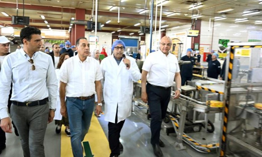 رئيس الوزراء يدشن خط إنتاج مبتكر لمصنع ليبتون تيز أند إنفيوجنز في برج العرب