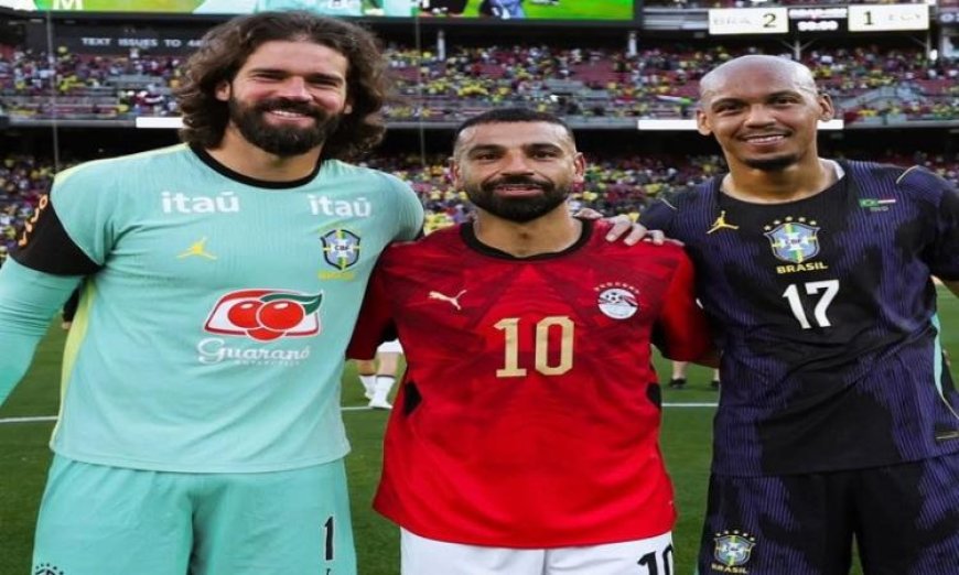 لقاء ودي مثير يجمع صلاح ورافينيا وأليسون قبل المونديال بعد الانتقال من ليفربول