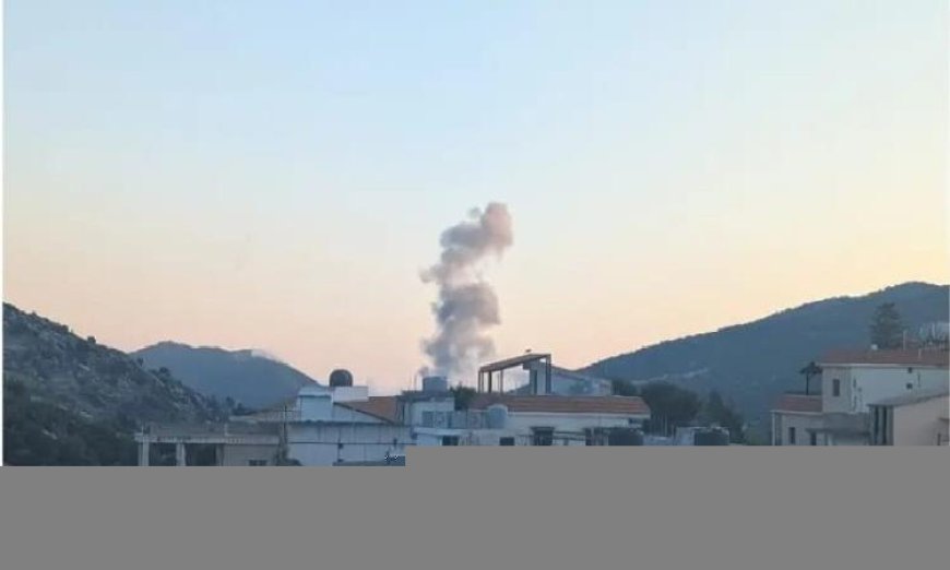 غارات جوية إسرائيلية مكثفة تستهدف كفرتبنيت وزوطر الغربية وعدشيت وجبل صافي