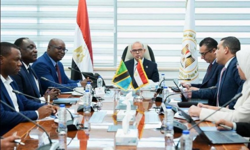 فريد يناقش مع نائب وزير الصناعة والتجارة في تنزانيا سبل تعزيز العلاقات الاقتصادية
