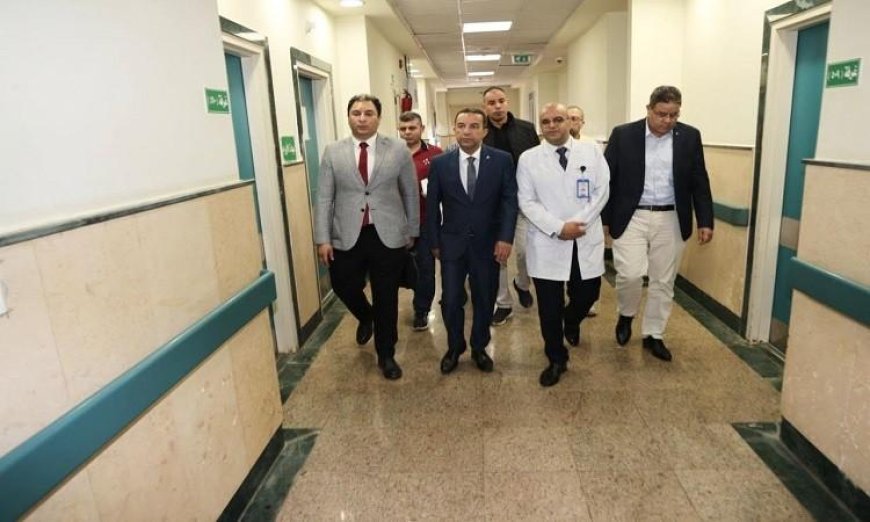 افتتاح عيادات الأسنان ووحدة السكتة الدماغية في مستشفى الباجور من قبل محافظ المنوفية