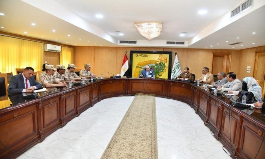 محافظ الفيوم يختبر استعداد الوحدات المحلية للتدريب العملي صقر 170