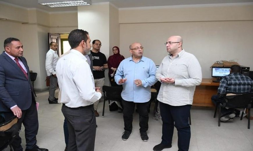 محافظ الفيوم يجري جولة تفقدية في البرنامج التدريبي لموظفي المراكز التكنولوجية