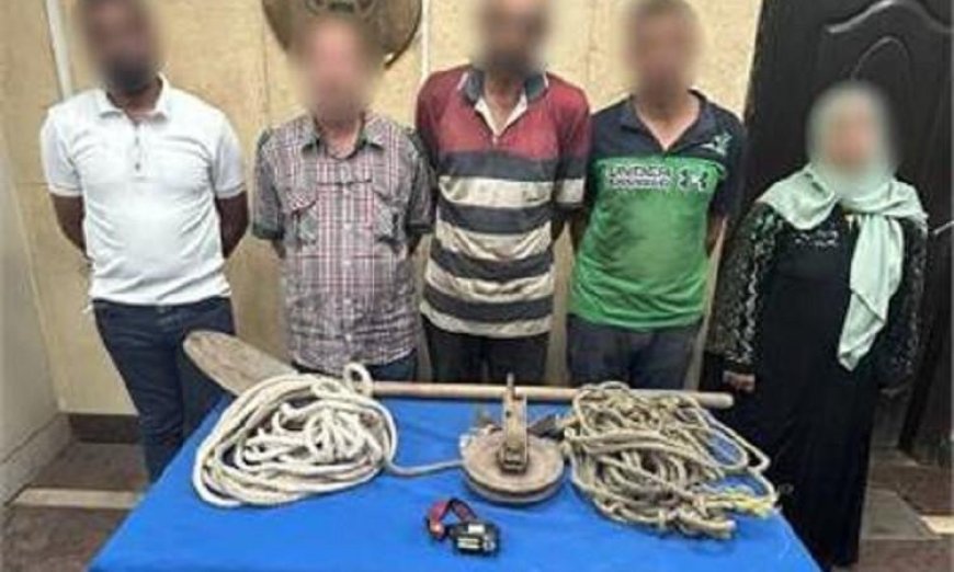 اعتقال أربعة أفراد بتهمة التنقيب غير القانوني عن الآثار في الجمالية