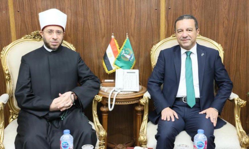 وزير الأوقاف يفتتح المسجد القبلي في منشأة سلطان ضمن زيارته لمحافظة المنوفية
