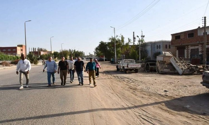 محافظ أسوان يكشف عن مبانٍ حديثة مخالفة في قرية الشطب بمركز دراو