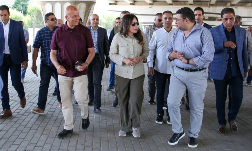 وزيرة الإسكان تراقب تقدم مشاريع ربط خطوط الصرف الرئيسية في القاهرة الجديدة