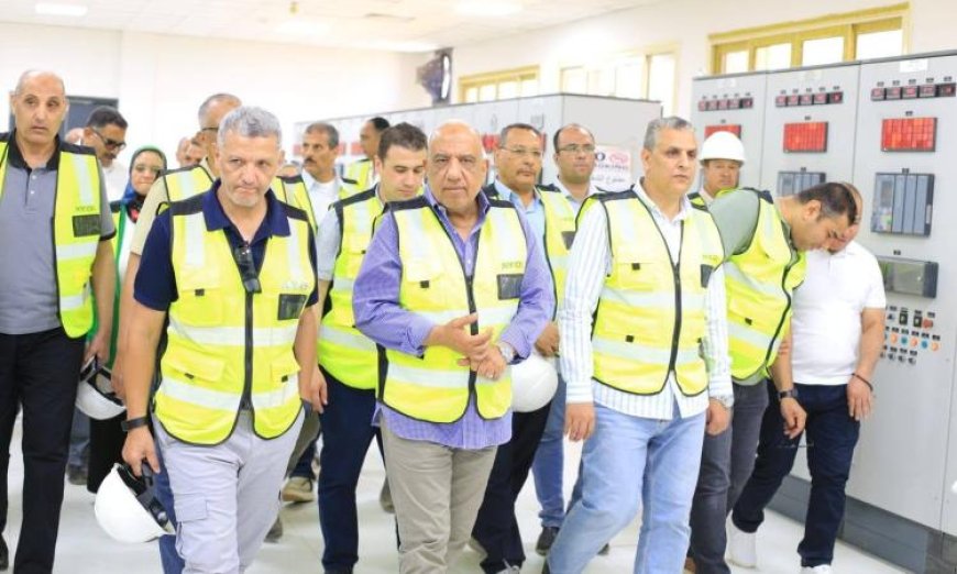 وزير الكهرباء يقوم بجولة تفقدية لمجمع بنبان للطاقة الشمسية بقدرة 1465 ميجاوات صور حصرية
