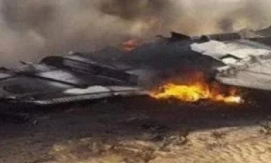 مصرع 5 عناصر من سلاح الجو الهندي في حادث تحطم طائرة عند الهبوط في قاعدة جوهات