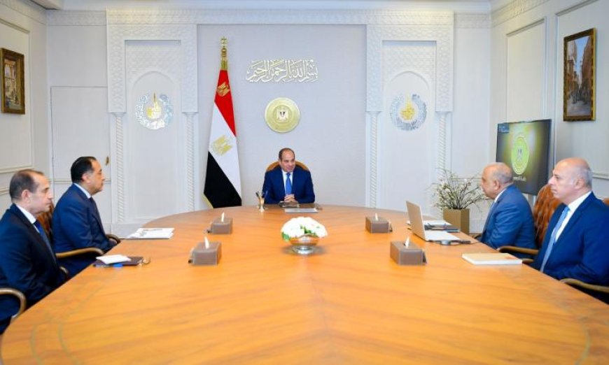الرئيس السيسى يؤكد أهمية المتابعة المستمرة لمشروعات الطاقة المتجددة لتحقيق التنمية المستدامة