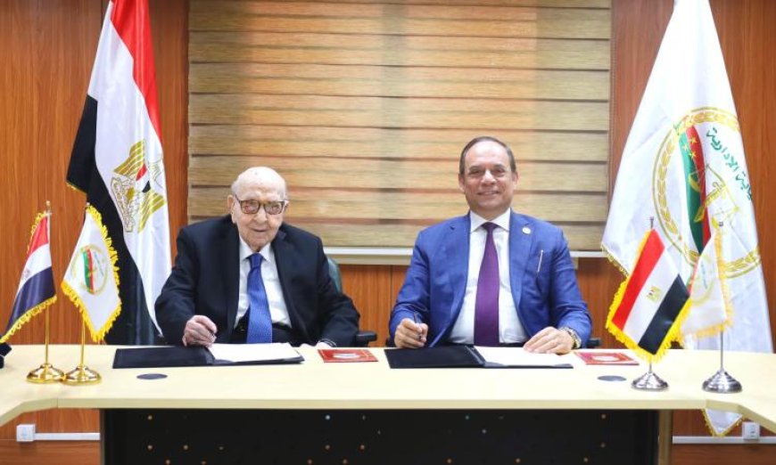 توقيع مذكرة تفاهم تاريخية بين النيابة الإدارية والمركز العربي للبحوث القانونية والقضائية لتعزيز التعاون القانوني