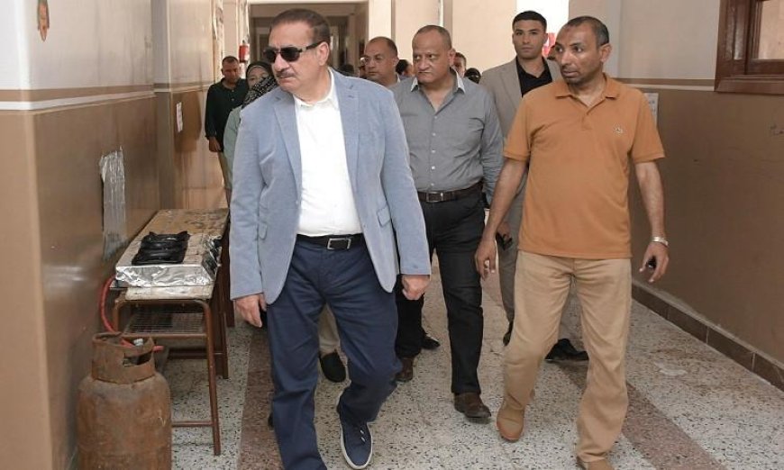 محافظ بورسعيد يقوم بجولة تفقدية لاستراحات مراقبي امتحانات الثانوية العامة ويؤكد ضرورة توفير الراحة لهم