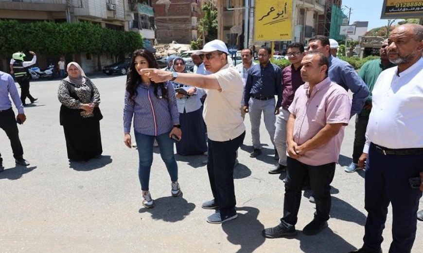 محافظ المنيا يزور ميداني المحطة ولوتس لتفقد أعمال التطوير والمشروعات الجديدة