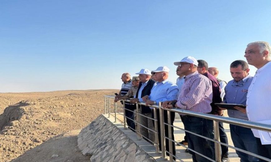 وزيرا النقل والكهرباء يزوران جبل سحابة في سيناء لمشروع طاقة الرياح الجديد