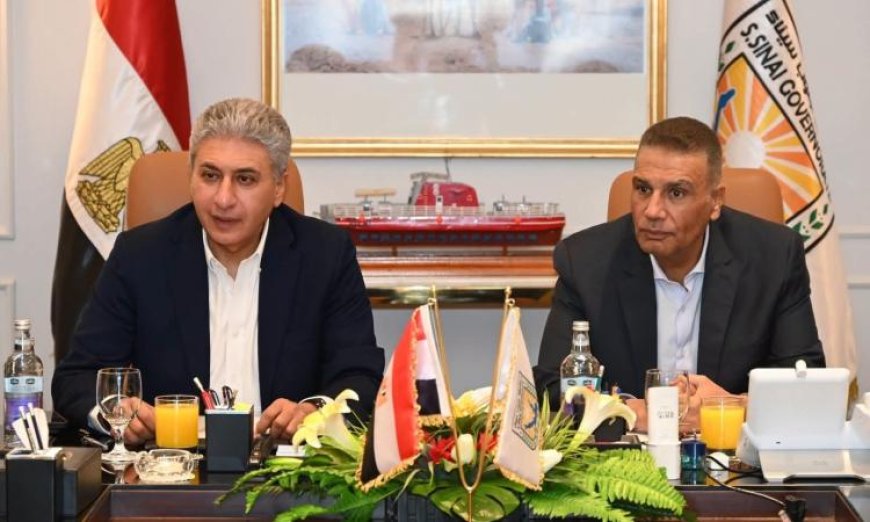 وزير السياحة والآثار ومحافظ جنوب سيناء يستعرضان آخر مستجدات مشروع التجلي الأعظم