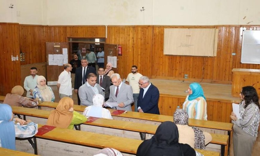 رئيس جامعة المنيا يعلن انتهاء تصحيح امتحانات كلية التربية الفنية خلال 48 ساعة