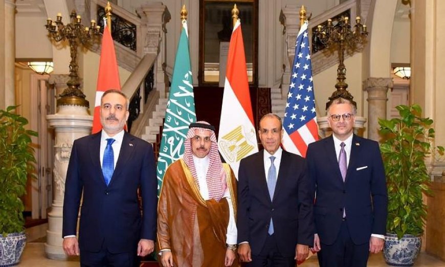 عبد العاطي يستعرض مع نظرائه السعوديين والأتراك وكبير مستشاري ترامب آخر التطورات الإقليمية