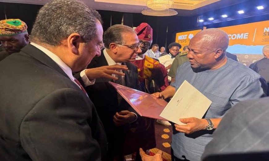 الرئيس الغاني يثني على العلاقات المصرية الغانية ويتحدث عن التطورات الإيجابية الأخذة في الازدهار