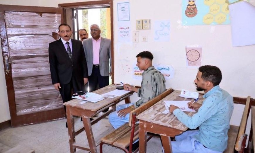 محافظ سوهاج يزور لجان الثانوية العامة ويؤكد توفير كافة سبل الراحة للطلاب