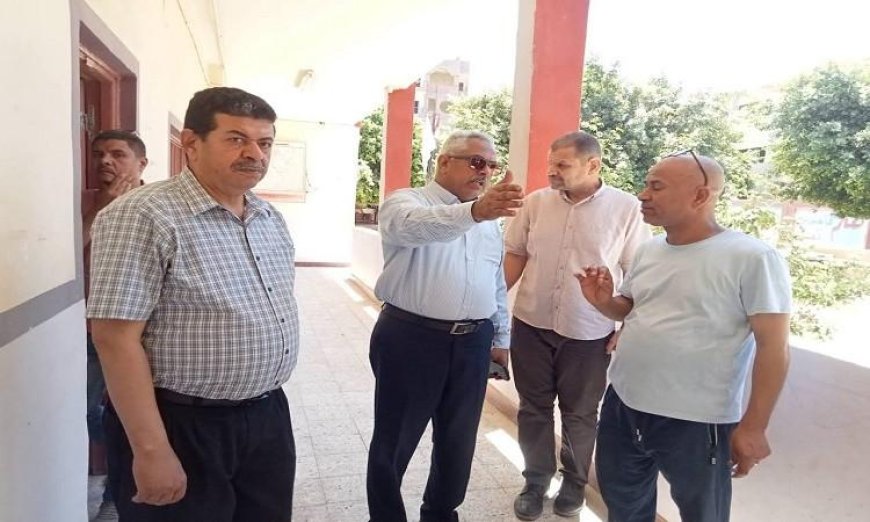 نائب محافظ سوهاج يقوم بجولة تفقدية في لجان الثانوية العامة للتحقق من استعداداتها