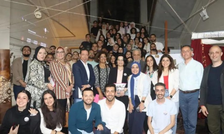 ختام معرض إحياء الإسكندرية في كلية الفنون الجميلة بالإسكندرية بالألوان والصور المبهرة