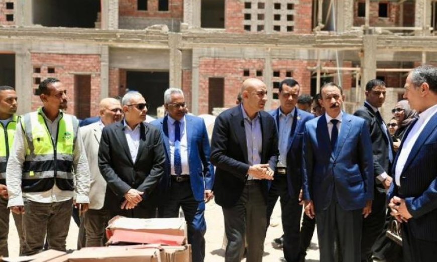 وزير التعليم ومحافظ سوهاج يزوران مشروعات تعليمية جديدة ويستعرضان الأعمال الإنشائية