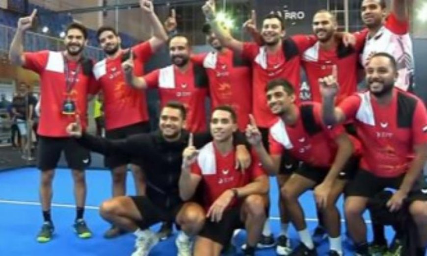 أبطال البادل المصريون يتوجون بكأس أفريقيا ويرفعون اسم مصر عالميًا