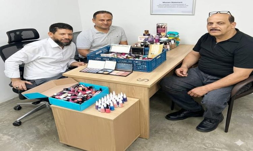 ضبط مستحضرات تجميل منتهية الصلاحية في حملة لتموين شرق بالإسكندرية