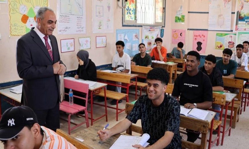 محافظ الإسماعيلية يقوم بجولة تفقدية في لجان امتحانات الثانوية العامة بمركز ومدينة فايد