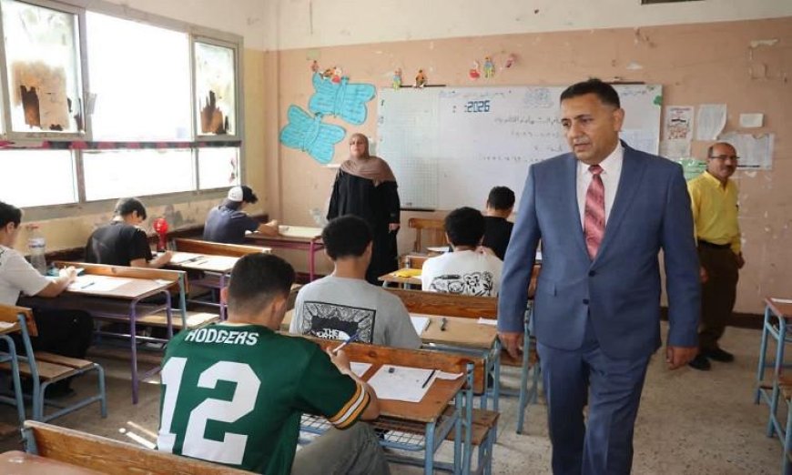 محافظ القليوبية يجري جولة تفقدية لامتحانات الثانوية العامة في المحافظة