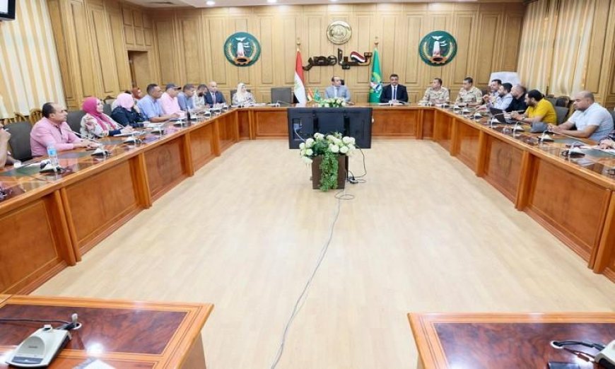 نائب محافظ المنوفية يستعرض تقدم مشروعات مبادرة حياة كريمة في المحافظة