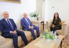وزيرة التضامن الاجتماعي تجتمع مع مستشار رئيس الجمهورية لتنمية المناطق المحلية