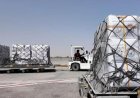 استقبال مطار العريش طائرة مساعدات إماراتية لدعم الفلسطينيين في قطاع غزة