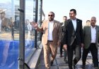 وزير الشباب والرياضة يقوم بجولة تفقدية لمشروعات تطوير نادى الصحفيين