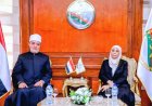 رئيسة النيابة الإدارية تستقبل مفتي الجمهورية بمناسبة توليها رئاسة الهيئة