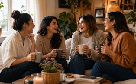 جلسة مميزة مع الأصدقاء لتعزيز السعادة بدون الحاجة لوصفة طبية