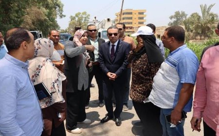 محافظ المنوفية يتجول في فعاليات مبادرة يوم في قريتنا بشمنديل ويشهد الأنشطة المتميزة