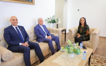 وزيرة التضامن الاجتماعي تجتمع مع مستشار رئيس الجمهورية لتنمية المناطق المحلية