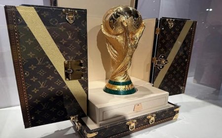 نقل جائزة كأس العالم إلى نيويورك في صندوق فاخر من تصميم لوي فيتون