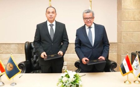 توقيع مذكرة تعاون مؤسسي بين هيئة الرقابة المالية والجهاز المركزي للمحاسبات لتعزيز الشفافية المالية