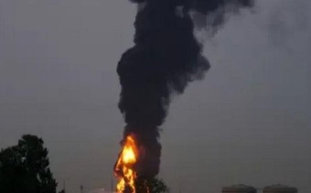 حريق هائل في محطة الكهرباء وتقطير المياه بالكويت بعد هجوم إيراني متجدد