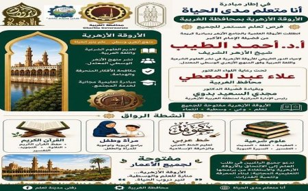 محافظ الغربية يحث أهالي المحافظة على الانضمام إلى الأروقة الأزهرية لتعزيز التعليم الديني