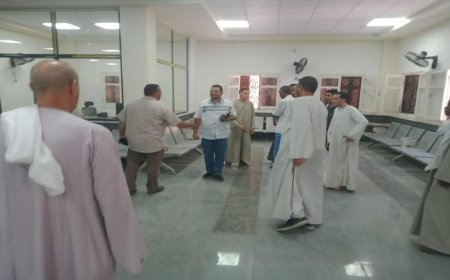 محافظ أسيوط يواصل متابعة جاهزية مجمعات خدمات المواطنين في صدفا ضمن مبادرة حياة كريمة