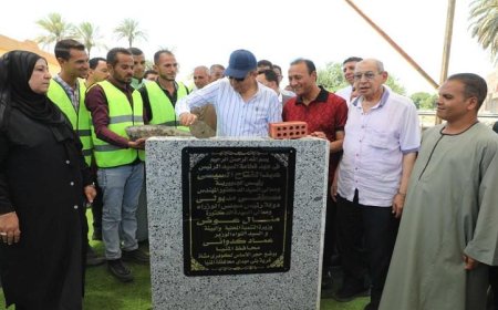 محافظ المنيا يعلن انطلاق مشروع كوبري بني مهدي الجديد فوق السكة الحديد